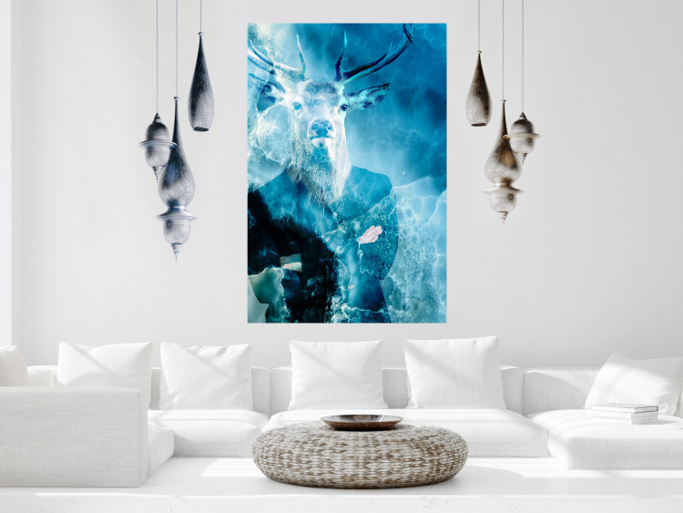 Wall Poster Forest King - whimsical abstraction of an animal in human form 131799 additionalImage 4