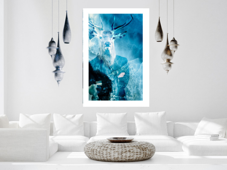 Wall Poster Forest King - whimsical abstraction of an animal in human form 131799 additionalImage 7