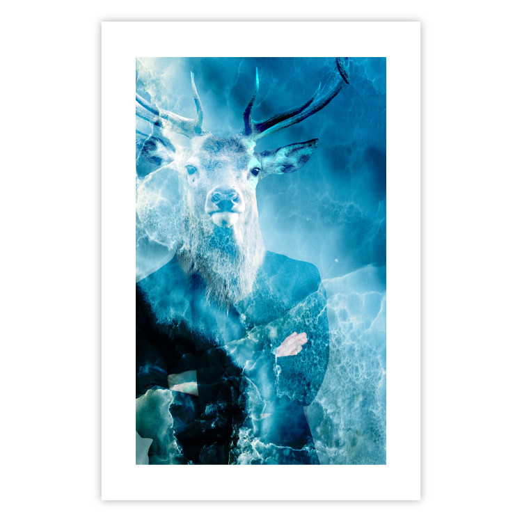 Wall Poster Forest King - whimsical abstraction of an animal in human form 131799 additionalImage 25