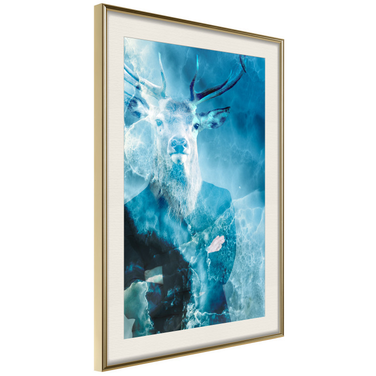 Wall Poster Forest King - whimsical abstraction of an animal in human form 131799 additionalImage 3