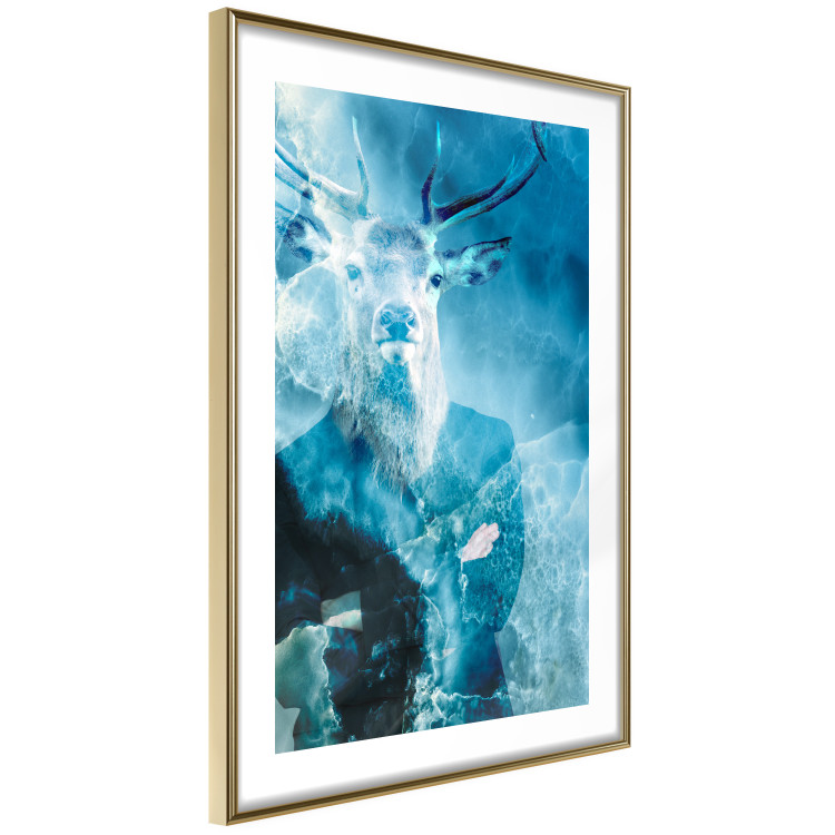 Wall Poster Forest King - whimsical abstraction of an animal in human form 131799 additionalImage 9