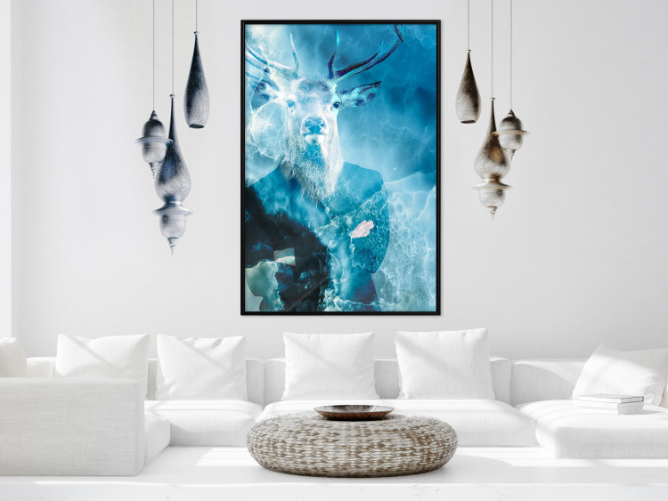 Wall Poster Forest King - whimsical abstraction of an animal in human form 131799 additionalImage 5