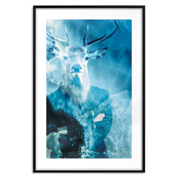 Wall Poster Forest King - whimsical abstraction of an animal in human form 131799 additionalImage 17