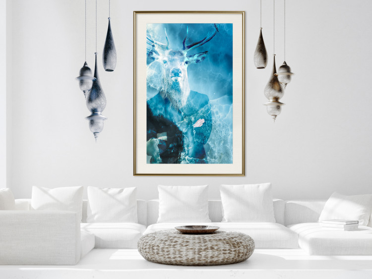 Wall Poster Forest King - whimsical abstraction of an animal in human form 131799 additionalImage 22