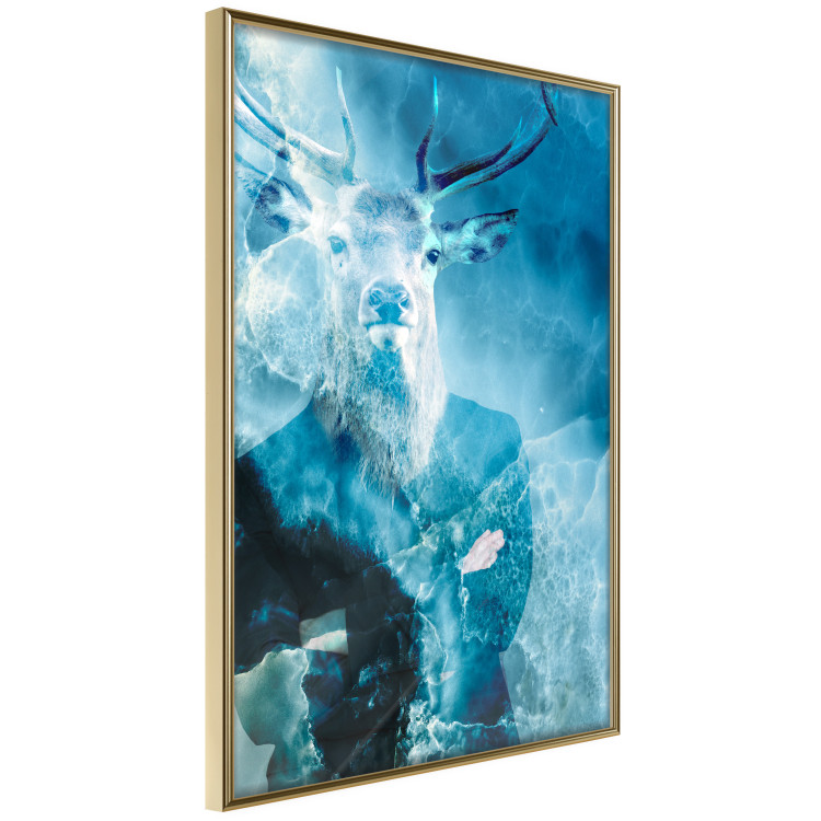 Wall Poster Forest King - whimsical abstraction of an animal in human form 131799 additionalImage 14