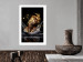 Wall Poster Golden Dream - abstract golden figure of a woman in water on a black background 132199 additionalThumb 12