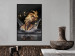 Wall Poster Golden Dream - abstract golden figure of a woman in water on a black background 132199 additionalThumb 9