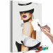 Paint by Number Kit Elegant Hat 132399 additionalThumb 3