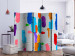 Room Separator Color Matching II (5-piece) - colorful composition in paint splatters 132899 additionalThumb 2