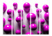 Folding Screen Purple Balls II (5-piece) - geometric 3D composition 133499 additionalThumb 3