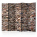 Room Separator Stone Varieties II - texture of colorful stones with gray background 133599