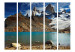 Room Separator Mount Fitz Roy, Patagonia, Argentina II - landscape of lake and mountains 133999 additionalThumb 3