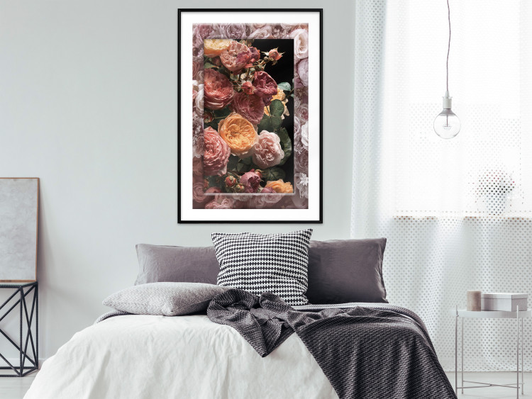 Wall Poster Garden Play - colorful bouquet of flowers on a contrasting background 134499 additionalImage 16