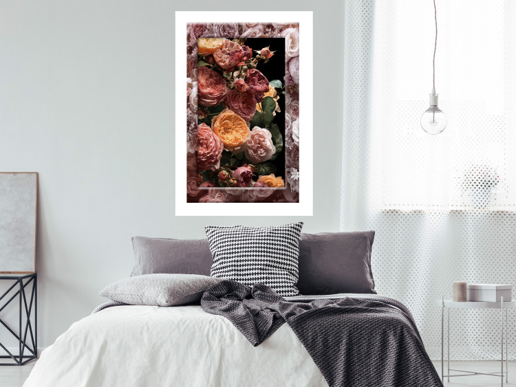 Wall Poster Garden Play - colorful bouquet of flowers on a contrasting background 134499 additionalImage 3