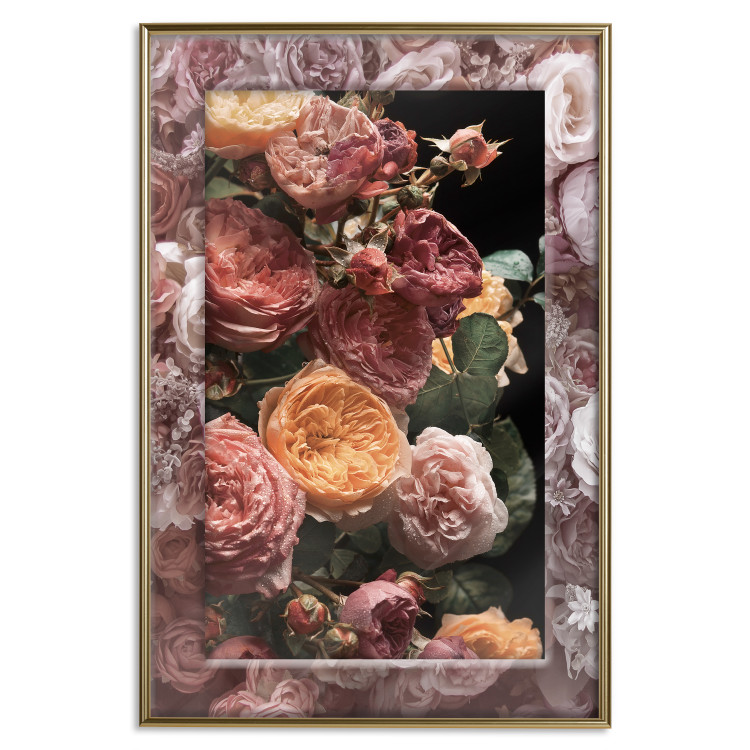 Wall Poster Garden Play - colorful bouquet of flowers on a contrasting background 134499 additionalImage 25