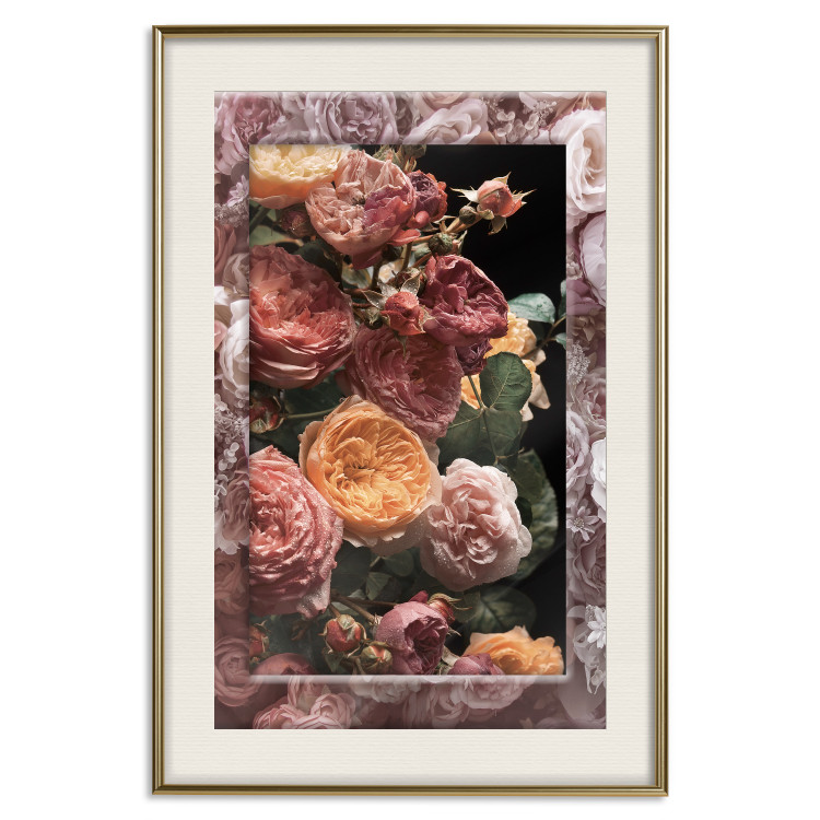 Wall Poster Garden Play - colorful bouquet of flowers on a contrasting background 134499 additionalImage 22