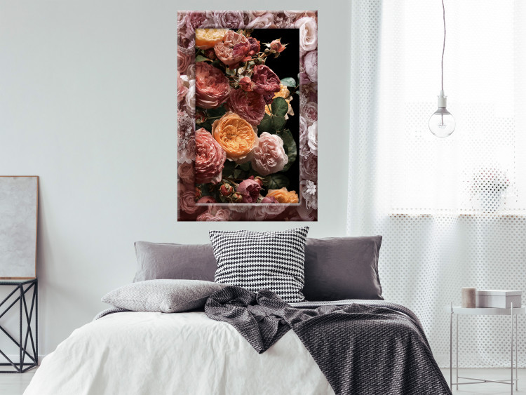 Wall Poster Garden Play - colorful bouquet of flowers on a contrasting background 134499 additionalImage 2