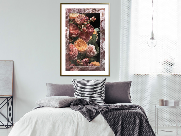 Wall Poster Garden Play - colorful bouquet of flowers on a contrasting background 134499 additionalImage 15