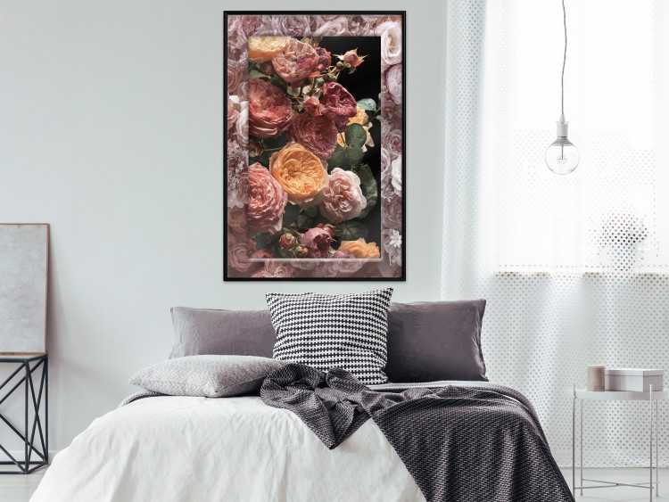 Wall Poster Garden Play - colorful bouquet of flowers on a contrasting background 134499 additionalImage 4
