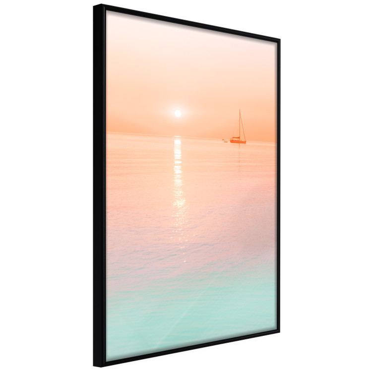 Wall Poster Summer Cruise - pastel seascape against a sunset backdrop 134999 additionalImage 13