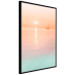 Wall Poster Summer Cruise - pastel seascape against a sunset backdrop 134999 additionalThumb 13