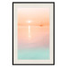Wall Poster Summer Cruise - pastel seascape against a sunset backdrop 134999 additionalThumb 19