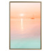 Wall Poster Summer Cruise - pastel seascape against a sunset backdrop 134999 additionalThumb 21