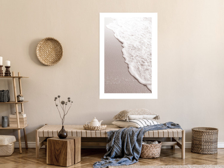 Wall Poster Seaside Stroll - summer beach landscape composition with sea wave 135299 additionalImage 22