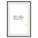 Wall Poster Harvest of Love - black English texts on a contrasting white background 135599 additionalThumb 6