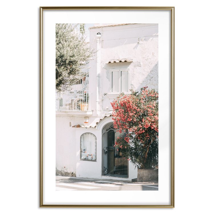 Wall Poster Amalfi - bright composition with white architecture against the backdrop of an Italian town 135899 additionalImage 17