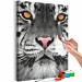Paint by Number Kit Regal White Tiger 138499 additionalThumb 5