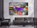 Canvas Art Print Colorful Elevation (1-piece) Wide - modern abstraction 142799 additionalThumb 3