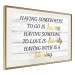 Poster Homemade Sentence - Inscription With Golden Words on the Background of White Boards 145299 additionalThumb 10