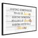 Poster Homemade Sentence - Inscription With Golden Words on the Background of White Boards 145299 additionalThumb 7