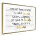 Poster Homemade Sentence - Inscription With Golden Words on the Background of White Boards 145299 additionalThumb 8