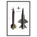 Wall Poster North American X-15 - Rocket Plane in Projection with Dimensions 146299 additionalThumb 16