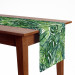 Table Runner Green corner - leaves of various shapes, shown on a white background 147299 additionalThumb 5