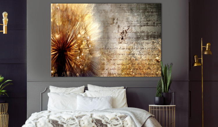Large canvas print Golden Dandelion [Large Format] 148999 additionalImage 5