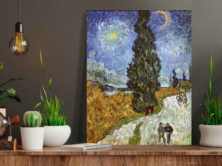 Art Reproduction Road With Cypress and Star 150399 additionalImage 4
