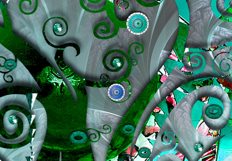 Large canvas print Emerald Magic Tree II [Large Format] 150699 additionalImage 4