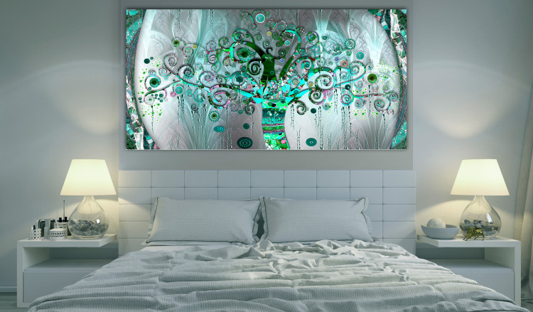 Large canvas print Emerald Magic Tree II [Large Format] 150699 additionalImage 5