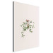 Canvas Christmas Mistletoe - Watercolor Illustration of a Branch With a Red Ribbon 151699 additionalThumb 2