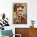 Wall Poster Frida Kahlo - Mosaic Portrait Inspired by Klimt’s Style 152199 additionalThumb 2