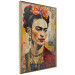 Wall Poster Frida Kahlo - Mosaic Portrait Inspired by Klimt’s Style 152199 additionalThumb 6