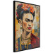 Wall Poster Frida Kahlo - Mosaic Portrait Inspired by Klimt’s Style 152199 additionalThumb 4