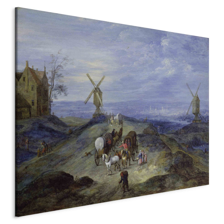 Reproduction Painting Landscape with Two Windmills 153899 additionalImage 2