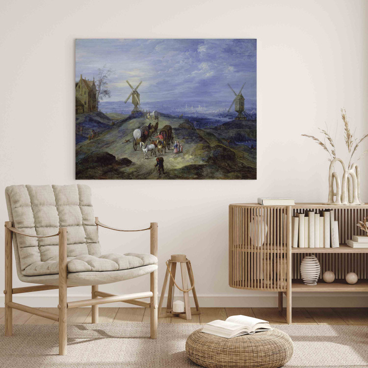 Reproduction Painting Landscape with Two Windmills 153899 additionalImage 5