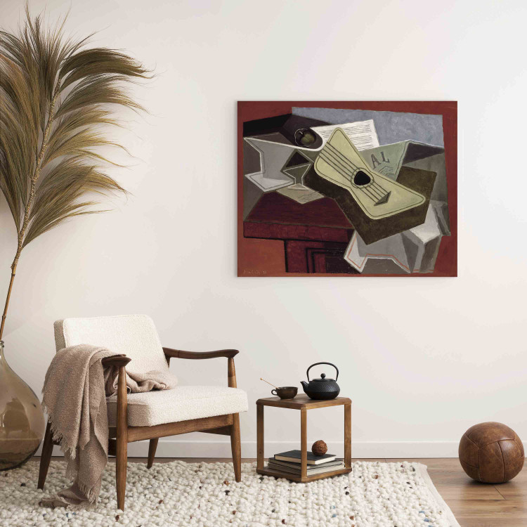 Reproduction Painting Guitar and Newspaper 154999 additionalImage 3