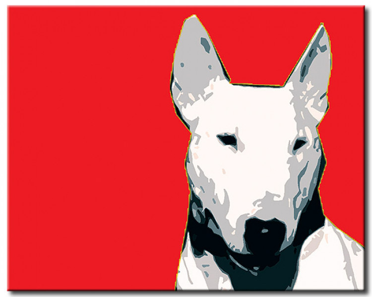 Canvas Bull Terrier 49499