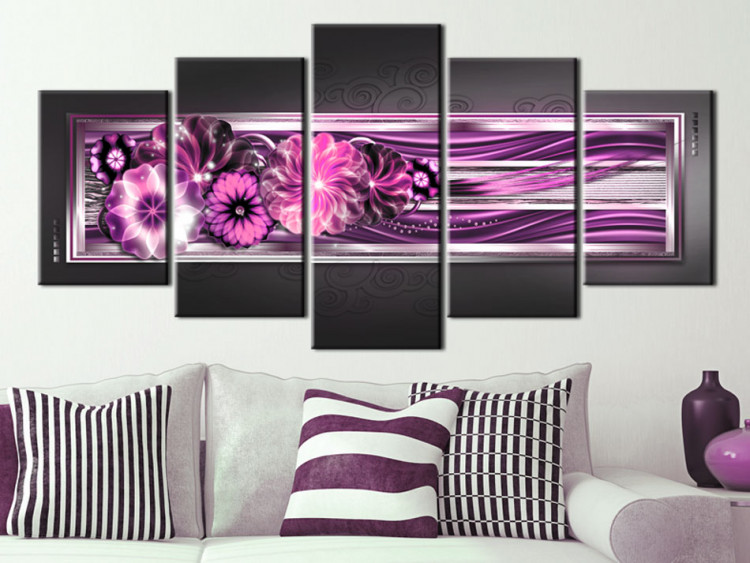 Canvas In pink waves 56199 additionalImage 3